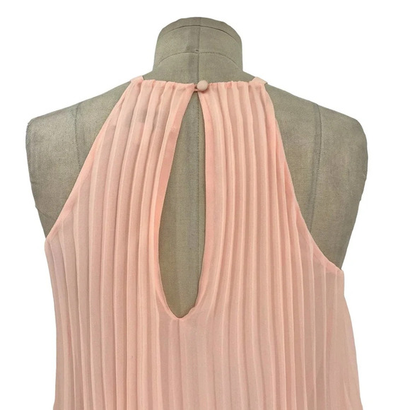 Likely Chester Pleated Sleeveless‎ Top in Pale Pink Size 0 - Picture 6 of 9